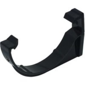 FloPlast 112mm Round Line Gutter Fascia Bracket - Black
