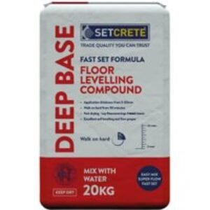 Setcrete Deep Base Floor Levelling Compound - 20kg