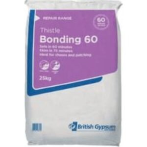 British Gypsum Thistle Bonding 60 Coat Plaster - 25kg