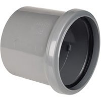 FloPlast 110mm Single Socket Coupling – Grey