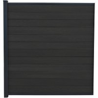 Piranha Black Carbon 6ft In-Ground Composite Fence Kit 6ft