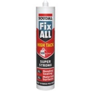 Soudal Fix ALL High Tack Hybrid Sealant & Adhesive - 290ml