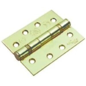 4FireDoors Ball Bearing Hinge - Brass 102 x 76 x 3mm Pack of 3