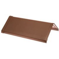 Envirotile Terracotta Main Ridge Cap – 475 x 300 x 6mm