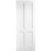LPD Internal London 4 Panel Primed White FD30 Fire Door – 838 x 1981mm