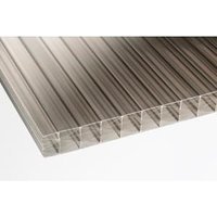 25mm Bronze Multiwall Polycarbonate Sheet – 2000 x 800mm