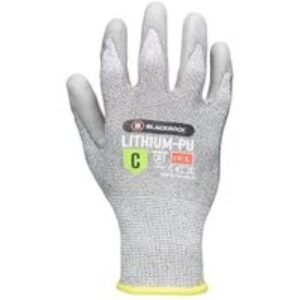 Blackrock PU Coated Cut Resistant Grey Gloves - Size L/9