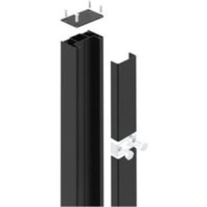 Readymade Gates Aluminium Pedestrian Post Grey 50mm x 80mm x 2m