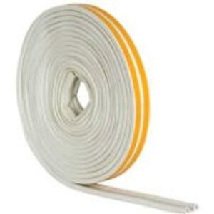 Wickes 10m P Profile Rubber Draught Seal - White