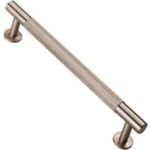 Carlisle Brass FTD700CSN Knurled Cabinet Pull Handle - 160mm - Satin Nickel