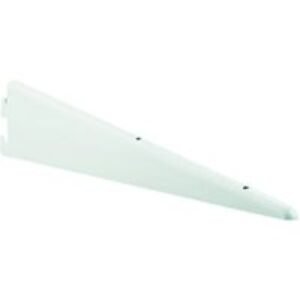 Twin Slot White Shelf Bracket - 370mm