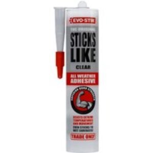 EVO-STIK Sticks Like All Weather Clear Adhesive - 290ml