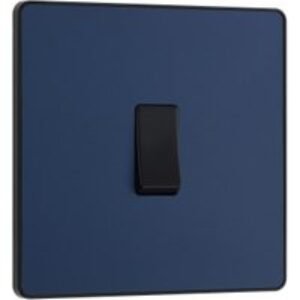 BG Evolve Matt Blue 20A 16Ax Single Intermediate Light Switch