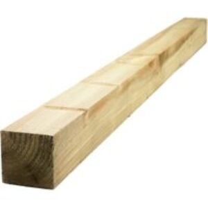 Bsw Sawn Green Treated Unseasoned UC3 75 x 75mm x 2.4m
