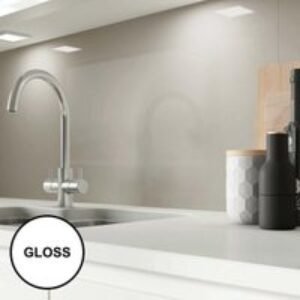 AluSplash Splashback Warm Grey 3050 x 610mm - Gloss