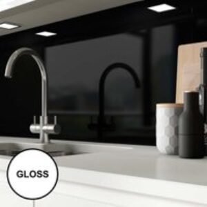 AluSplash Splashback Ebony 3050 x 610mm - Gloss