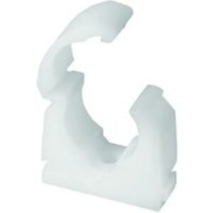 Primaflow Talon White Plastic Pipe Clips - 15mm Pack Of 50