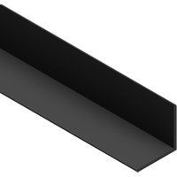 Cheshire Mouldings Black PVC Angle – 18x18x2400mm