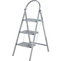 Werner 3 Step Grey Stepstool