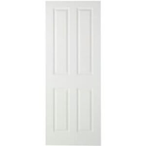 Wickes Chester White Smooth Moulded 4 Panel FD30 Internal Fire Door - 1981 x 838mm