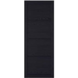 LPD Internal Soho 4 Panel Pre-Finished Dark Charcoal Solid Core Door - 838 x 1981mm