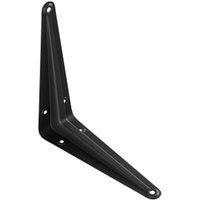 London Matt Black Shelf Bracket – 125 x 100mm
