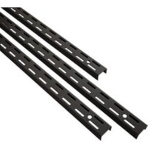 Twin Slot Matt Black Upright - 997mm