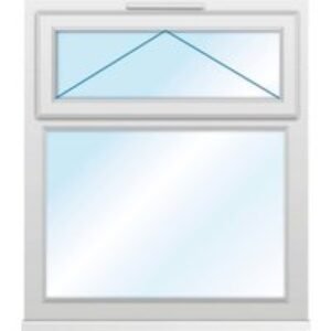 Euramax uPVC White Top Hung Casement Window 905x1160mm
