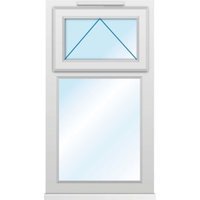 Euramax uPVC White Top Hung Casement Window – 610 x 1160mm