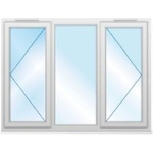 Euramax uPVC White Side Hung Casement Window - 1770 x 1010mm