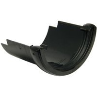 FloPlast 112mm Round Line Gutter to Cast Iron Adaptor – Black