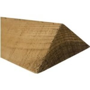 75 x 75mm x 2.4m Green Treated Arris Rail 2EX