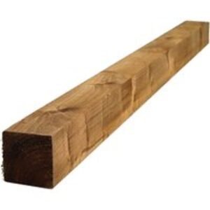Bsw Sawn Brown Treated Unseasoned UC3 100 x 100mm x 2.4m
