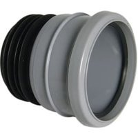 FloPlast 110mm Universal Pipe Connector – Grey