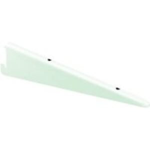 Twin Slot White Shelf Bracket - 270mm