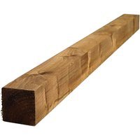 Bsw Sawn Brown Treated Unseasoned UC3 75 x 75mm x 3.0m