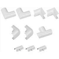 D-Line 30 x 15mm Trunking Accessory Multi-Pack – Pack of 10