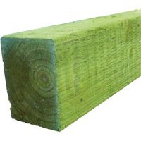 Bsw Green Treated UC4 Incised Fence Post 75 x 75mm x 2.1m