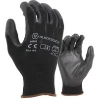 Blackrock PU coated Lightweight Gripper Gloves – Size 9/L – Pack of 6