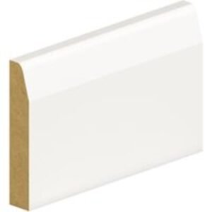 Wickes Chamfer and Round Primed MDF Architrave - 18 x 69 x 2200mm - Pack of 5