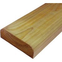 35mm x 100mm x 3.6m Green Treated Profiled D-Rail