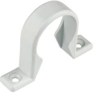 FloPlast WP35W Push-Fit Waste Pipe Clips - White 40mm Pack of 3