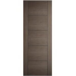 LPD Internal Vancouver 5 Panel Pre-Finished Chocolate Grey Solid Core Door - 610 x 1981mm