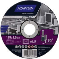 Norton Expert Aluminium Cutting Disc – 115 x 1 x 22.23mm
