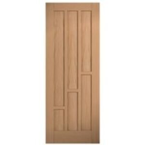 LPD Internal Coventry 6 Panel Pre-Finished Oak FD30 Fire Door - 762 x 1981mm