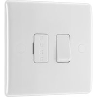 BG Slimline 13A Switched White Fused Connection Unit