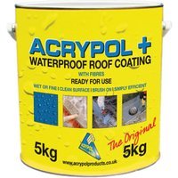 Acrypol+ White Solar Waterproof Roof Coating – 5kg