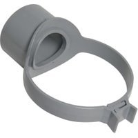 FloPlast 110mm Soil Pipe Strap on Pipe Connector – Grey