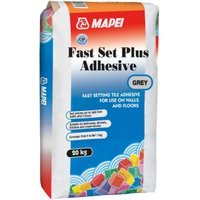 Mapei Fast Set Plus Ceramic & Porcelain Tile Adhesive Grey 20kg