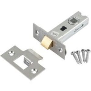 ERA CE Bolt Through Tubular Door Latch - Satin Nickel 64mm